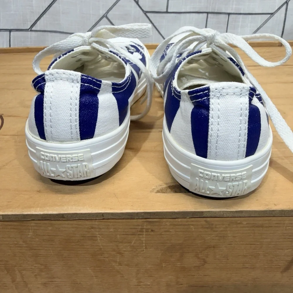 CONVERSE ALL STAR Screen Print Low Top Shoes Spell Out Youth‎ Size 3